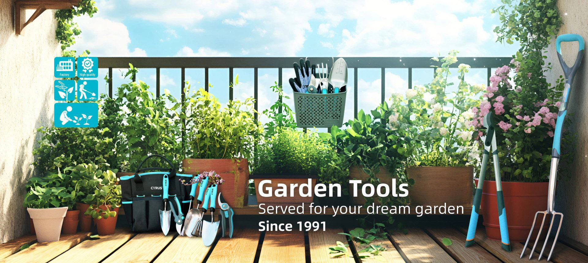 Professional Garden Hand Tools Manufacture